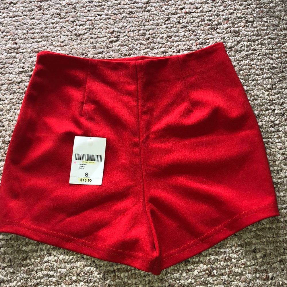 Forever 21 Tomato high waist shorts